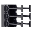 TRITON vertikální vyvazovací panel 47U, dvouřadý, pro rozvaděče šířky 800mm z řady RMA, RZA, RDA, RTA, RYA, černý