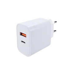 Solight USB A+C 20W fast charger univerzální napájecí adaptér Solight USB A+C 20W fast charger univerzální napájecí adaptér