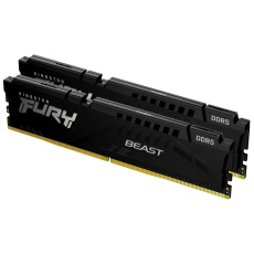 KINGSTON DIMM DDR5 32GB (Kit of 2) 6400MT/s CL32 ECC FURY Beast EXPO Černá