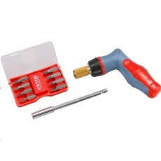 Extol Premium šroubovák ráčnový s hroty, sada 18ks 8819191 Extol Premium šroubovák ráčnový s hroty, sada 18ks 8819191