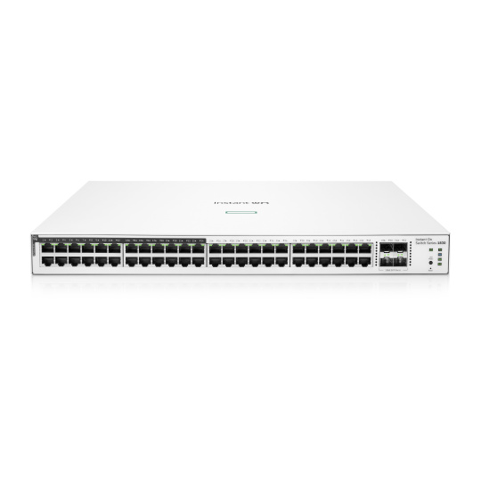 HPE Networking Instant On Switch 48p Gigabit CL4 PoE 4p SFP 370W 1830 (JL815A) HPE Networking Instant On Switch 48p Gigabit CL4 PoE 4p SFP 370W 1830 (JL815A)