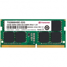 TRANSCEND SODIMM DDR4 32GB 2666MHz 2Rx8 2Gx8 CL19 1.2V