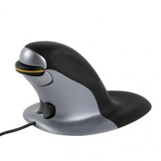 Vertikální ergonomická myš Fellowes Penguin, vel.M, drátová