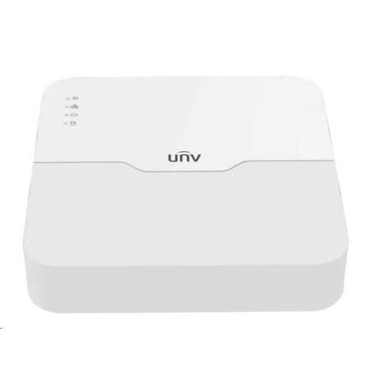 Uniview NVR,4 kanály, až 12MP, až 10TB HDD, PoE 4ch (50W budget), SMART VCA, SIP by NVR Uniview NVR,4 kanály, až 12MP, až 10TB HDD, PoE 4ch (50W budget), SMART VCA, SIP by NVR