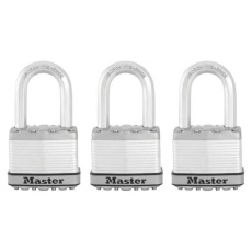 Master Lock Titanový visací zámek-  Excell - 50mm (3 ks / blistr)