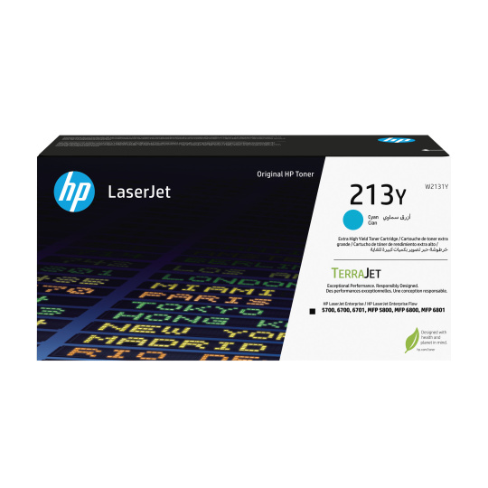 HP 213Y Cyn Original LaserJet Toner Crtg (12,000 pages) HP 213Y Cyn Original LaserJet Toner Crtg (12,000 pages)
