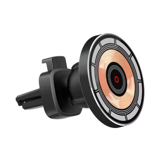 1stCOOL bezdrátová QI nabíječka 15W, do auta, MagSafe, USB-C, černá 1stCOOL bezdrátová QI nabíječka 15W, do auta, MagSafe, USB-C, černá