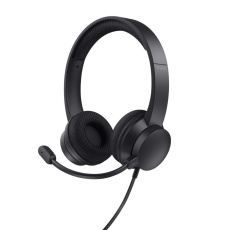 TRUST sluchátka s mikrofonem Ayda PC headset, USB, EKO Produkt, Noise-Cancelling TRUST sluchátka s mikrofonem Ayda PC headset, USB, EKO Produkt, Noise-Cancelling