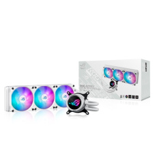 ASUS vodní chladič CPU AIO ROG STRIX LC III 360 ARGB WHITE, 3x120mm, LGA1851, AM5 ASUS vodní chladič CPU AIO ROG STRIX LC III 360 ARGB WHITE, 3x120mm, LGA1851, AM5