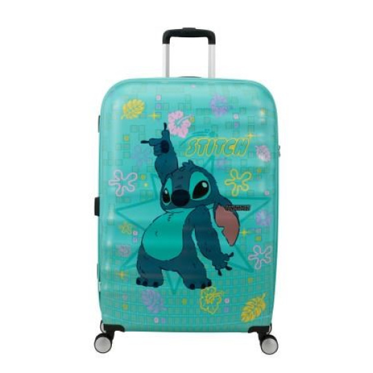 American Tourister WAVEBREAKER DISNEY SPIN.77/28 TSA DISNEY FL STITCH FLOWER American Tourister WAVEBREAKER DISNEY SPIN.77/28 TSA DISNEY FL STITCH FLOWER