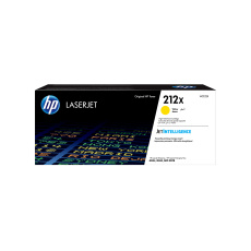 BAZAR - HP 212X High Yield Yellow Original LaserJet Toner Cartridge (10,000 pages) - Poškozený obal (Komplet)