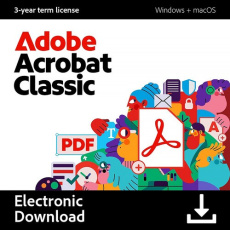 Acrobat Pro 2024 (Classic) for ENT MP ENG EDU Term License (Set up as 36 month) 1 User, Level 1, 1-9, Named Acrobat Pro 2024 (Classic) for ENT MP ENG EDU Term License (Set up as 36 month) 1 User, Level 1, 1-9, Named