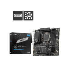 BAZAR - MSI MB Sc LGA1700 PRO B760M-A WIFI, Intel B760, 4xDDR5, 2xDP, 2xHDMI, WI-FI, mATX - Po opravě (Bez příšlušenství BAZAR - MSI MB Sc LGA1700 PRO B760M-A WIFI, Intel B760, 4xDDR5, 2xDP, 2xHDMI, WI-FI, mATX - Po opravě (Bez příšlušenství