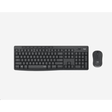 BAZAR - Logitech Silent Wireless Combo MK295, bezdrátová klávesnice + myš, 2.4 GHz, CZ/SK, Graphite ROZBALENO BAZAR - Logitech Silent Wireless Combo MK295, bezdrátová klávesnice + myš, 2.4 GHz, CZ/SK, Graphite ROZBALENO