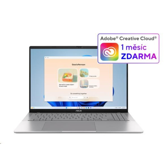 ASUS NTB Vivobook S16 (M3607KA-OLED037W), Ryzen AI 5 330, 16" 1920 x 1200, 32GB, 1TB SSD, Radeon, W11 Home, Silver ASUS NTB Vivobook S16 (M3607KA-OLED037W), Ryzen AI 5 330, 16" 1920 x 1200, 32GB, 1TB SSD, Radeon, W11 Home, Silver