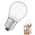 OSRAM LED STAR E27 4W/840 SCLP40W miniglobe studená