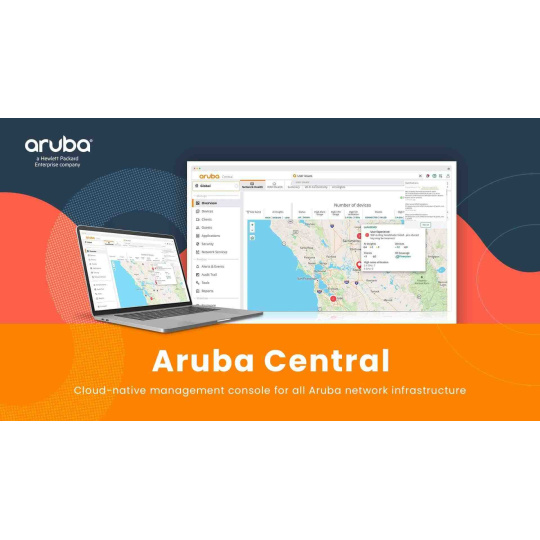 Aruba Central 64xx or 54xx Switch Foundation 3 year Subscription E-STU