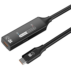 PremiumCord USB-C 3.2 Gen 2 repeater a prodlužovací kabel Male-Female, 10Gbps Aluminium 10m PremiumCord USB-C 3.2 Gen 2 repeater a prodlužovací kabel Male-Female, 10Gbps Aluminium 10m