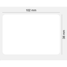 Zebra Z-Select 2000T, label roll, normal paper, 102x38mm Zebra Z-Select 2000T, label roll, normal paper, 102x38mm