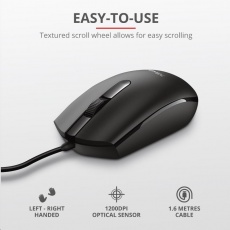 TRUST Myš Optical BASI WIRED, USB TRUST Myš Optical BASI WIRED, USB