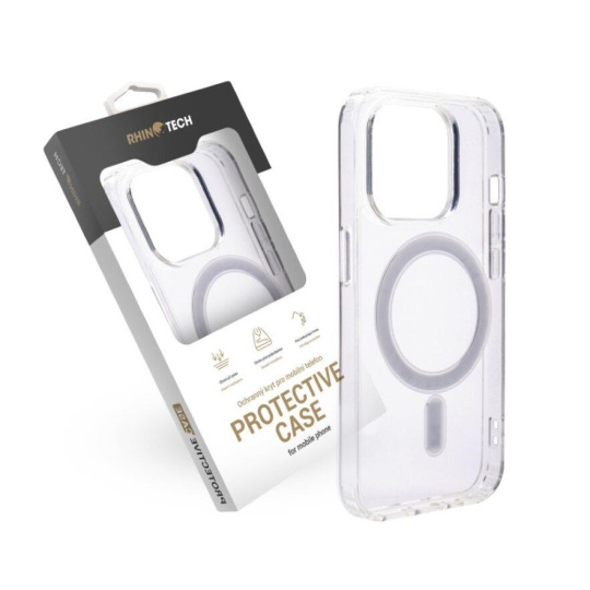 RhinoTech MAGcase Clear pro Apple iPhone 13 Pro, transparentní