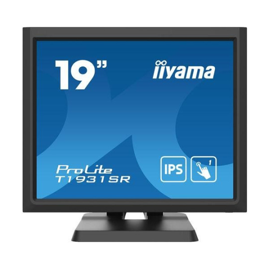 iiyama ProLite T1931SR-B1S 19' Resistive Touch, IPS, 1280x1024 DisplayPort, HDMI, 200cd/m2 (with touch), USB