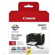 Canon CARTRIDGE PGI-1500XL multipack pro Maxify MB2050, MB2150, MB2350, MB2750 a MB2755 ( 780 str.) Canon CARTRIDGE PGI-1500XL multipack pro Maxify MB2050, MB2150, MB2350, MB2750 a MB2755 ( 780 str.)