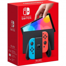 Nintendo Switch (OLED model) neon red&blue set Nintendo Switch (OLED model) neon red&blue set