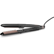 BaByliss ST493E Steam Smooth žehlička na vlasy, černá, parní systém, keramický povrch, 5 stupňů teploty