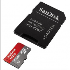 SanDisk MicroSDXC karta 32GB Ultra (80MB/s, Class 10, Android) + adaptér