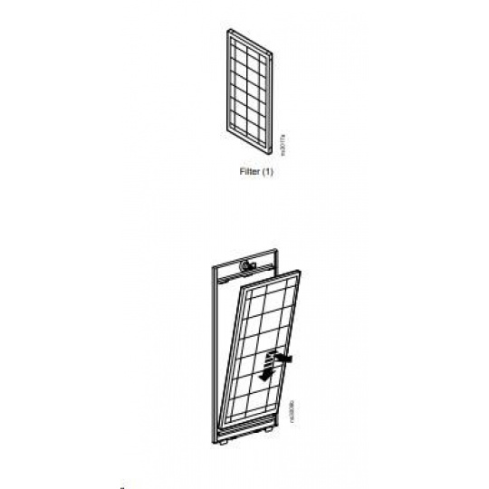 APC Filter (Filtr pro rack AR106V)