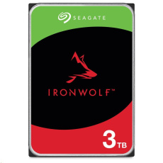 SEAGATE HDD 3TB IRONWOLF (NAS), 3.5", SATAIII, 5400 RPM, Cache 256MB