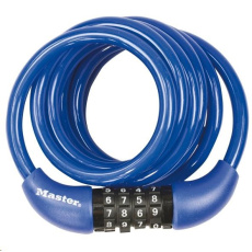 Master Lock 8221EURDPROCOL spirálový kombinační zámek na kolo - 1,8m - modrý Master Lock 8221EURDPROCOL spirálový kombinační zámek na kolo - 1,8m - modrý