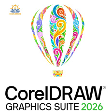 CorelDRAW Graphics Suite 2026 Education Perpetual License (incl. 1 Yr CorelSure Maintenance)(5-50) CorelDRAW Graphics Suite 2026 Education Perpetual License (incl. 1 Yr CorelSure Maintenance)(5-50)