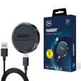3mk bezdrátová nabíječka - HARDY Wireless Charger 2in1 s funkcí stojánku, 15w, černá