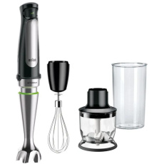 Braun MultiQuick 7 MQ 7025X tyčový mixér, 1000 W, SplashControl, Smart Speed, černý / stříbrný Braun MultiQuick 7 MQ 7025X tyčový mixér, 1000 W, SplashControl, Smart Speed, černý / stříbrný