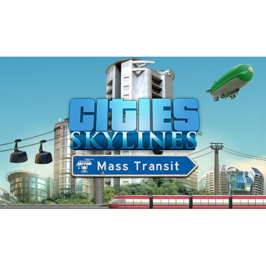 Cities: Skylines - Mass Transit (PC/MAC/LX) klíč Steam Cities: Skylines - Mass Transit (PC/MAC/LX) klíč Steam