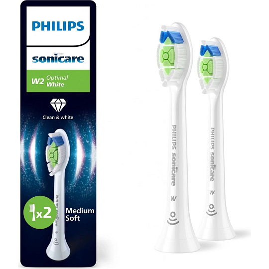 Philips Sonicare Optimal White HX6062/87 náhradní hlavice 2 ks, bělící, standardní velikost