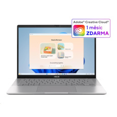 ASUS NTB Vivobook S14 (M3407HA-LY028W), R5 220, 14" 1920x1200, 16GB, 1TB SSD, AMD Radeon, W11 Home, Cool Silver ASUS NTB Vivobook S14 (M3407HA-LY028W), R5 220, 14" 1920x1200, 16GB, 1TB SSD, AMD Radeon, W11 Home, Cool Silver