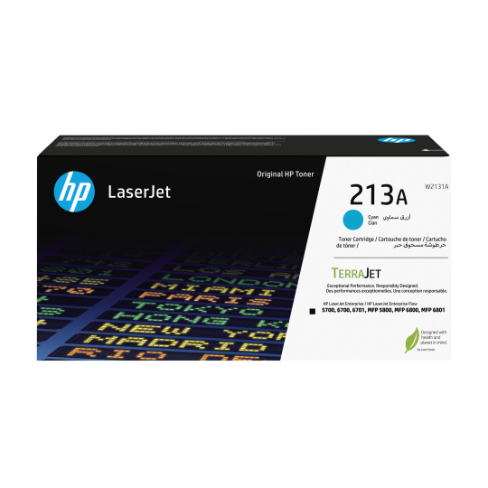 HP 213A Cyn Original LaserJet Toner Crtg (3,000 pages) HP 213A Cyn Original LaserJet Toner Crtg (3,000 pages)