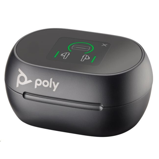 Poly Voyager Free 60+ bluetooth headset, BT700 USB-C adaptér, dotykové nabíjecí pouzdro, černá