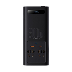 Baseus měnič napětí do 300W černá Baseus měnič napětí do 300W černá
