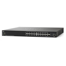 Cisco switch SG350X-24MP-UK-RF, 24x10/100/1000, 2x10GbE SFP+/RJ-45, 2xSFP+, PoE, REFRESH