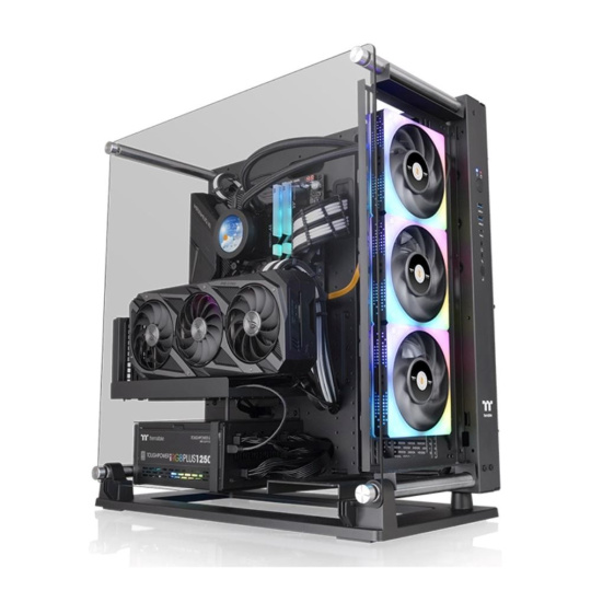 THERMAL TAKE Case Core P3 TG Pro, ATX, Průhledná bočnice, černá THERMAL TAKE Case Core P3 TG Pro, ATX, Průhledná bočnice, černá