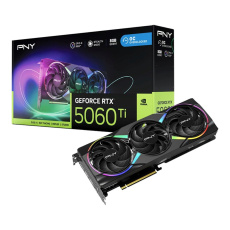 PNY VGA NVIDIA GeForce RTX 5060 Ti ARGB Triple Fan 8GB OC, RTX 5060 Ti OC, 8GB GDDR7, 3xDP, 1xHDMI PNY VGA NVIDIA GeForce RTX 5060 Ti ARGB Triple Fan 8GB OC, RTX 5060 Ti OC, 8GB GDDR7, 3xDP, 1xHDMI