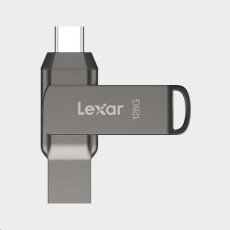 Lexar JumpDrive Dual Drive D400 Type-C/Type-C & Type-A, up to 130MB/s read (USB 3.1) 128GB Lexar JumpDrive Dual Drive D400 Type-C/Type-C & Type-A, up to 130MB/s read (USB 3.1) 128GB