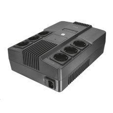 BAZAR - TRUST Záložní zdroj Maxxon 800VA UPS with 6 standard wall power outlets - Poškozený obal (Komplet)