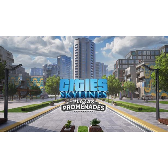 Cities: Skylines - Plazas & Promenades (PC) klíč Steam