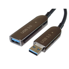 PREMIUMCORD Kabel USB3.0 + 2.0 prodlužovací optický AOC kabel A/Male - A/Female 20m
