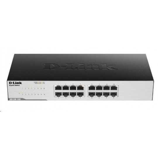 D-Link GO-SW-16G 16-Port GIGABIT EASY DESKTOP SWITCH